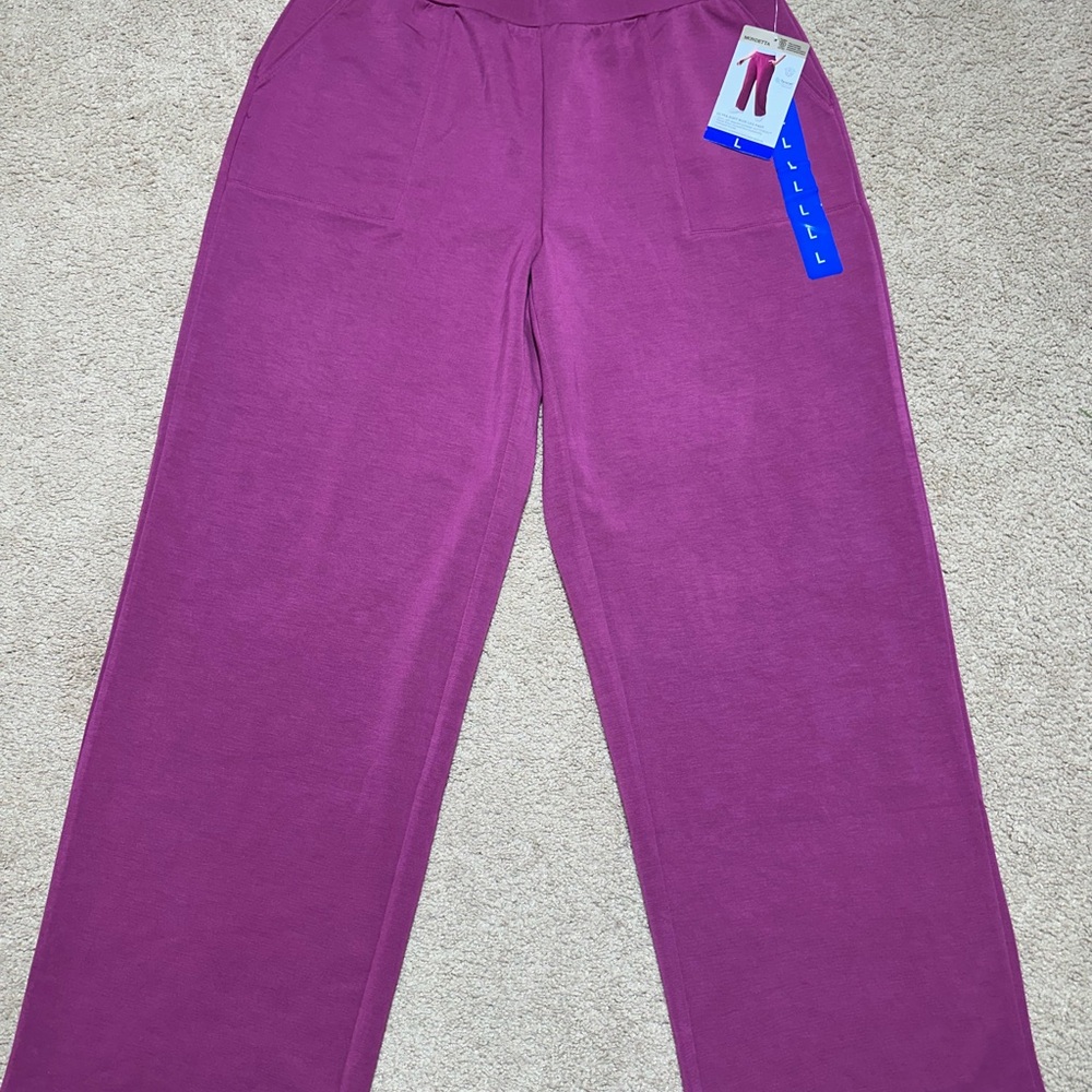 Mondetta Womens Heavyweight Wide Leg Pant
